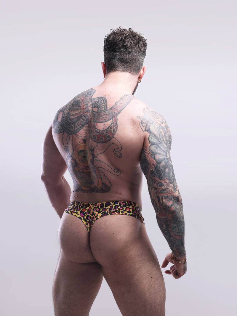 SUKREW Wild Long Pouch Thong – Men's Enhancing Cotton Underwear - Image 4