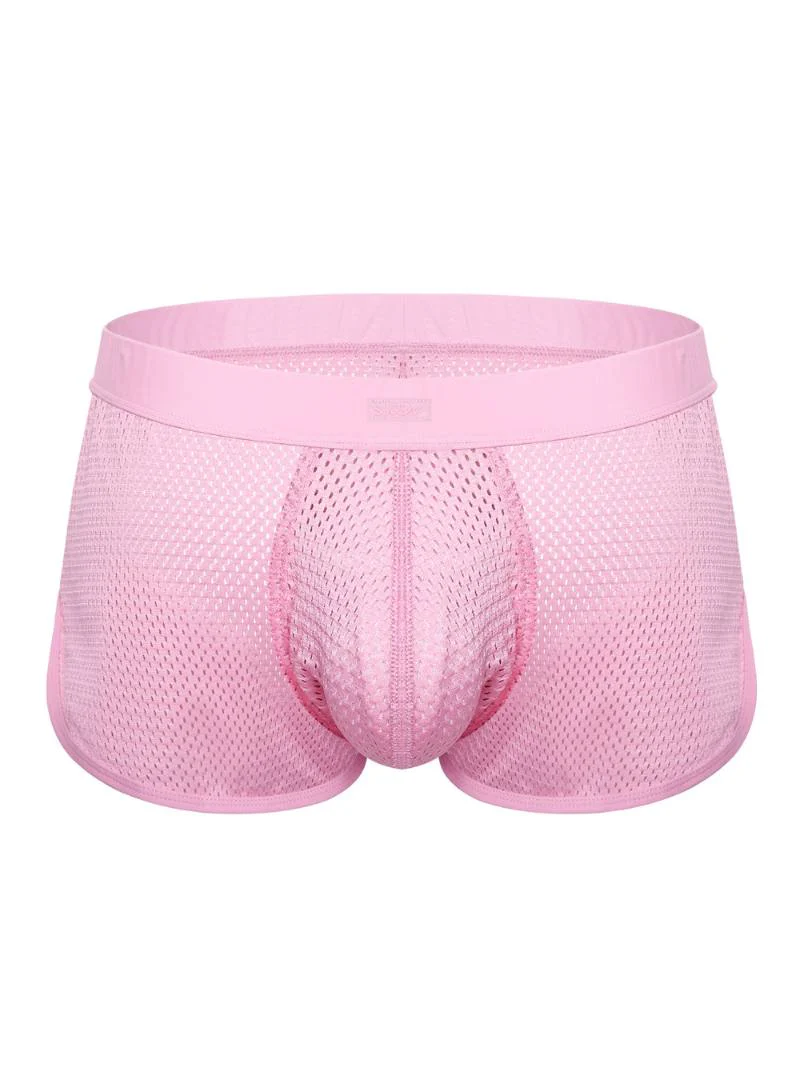 SUKREW Breeze Mesh Net Shorts – Men's See-Through Polyamide Lounge Shorts - Image 3