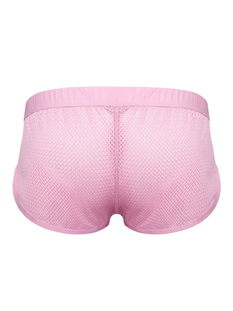 SUKREW Breeze Mesh Net Shorts – Men's See-Through Polyamide Lounge Shorts - Image 4