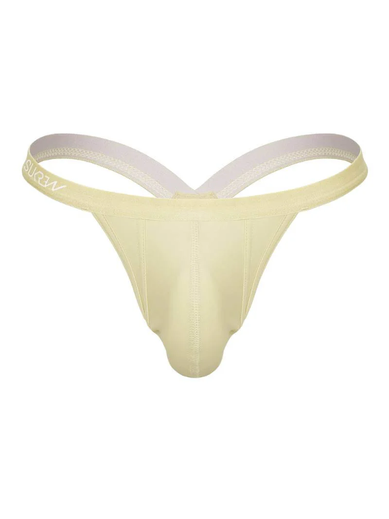 SUKREW Cafe Bubble Thong with Large Pouch – Men's Enhancing Polyamide Thong Underwear - Image 3