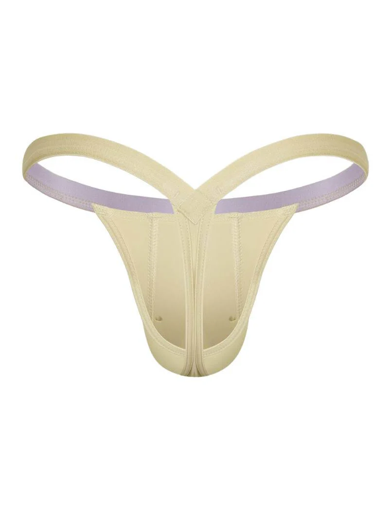 SUKREW Cafe Bubble Thong with Large Pouch – Men's Enhancing Polyamide Thong Underwear - Image 4