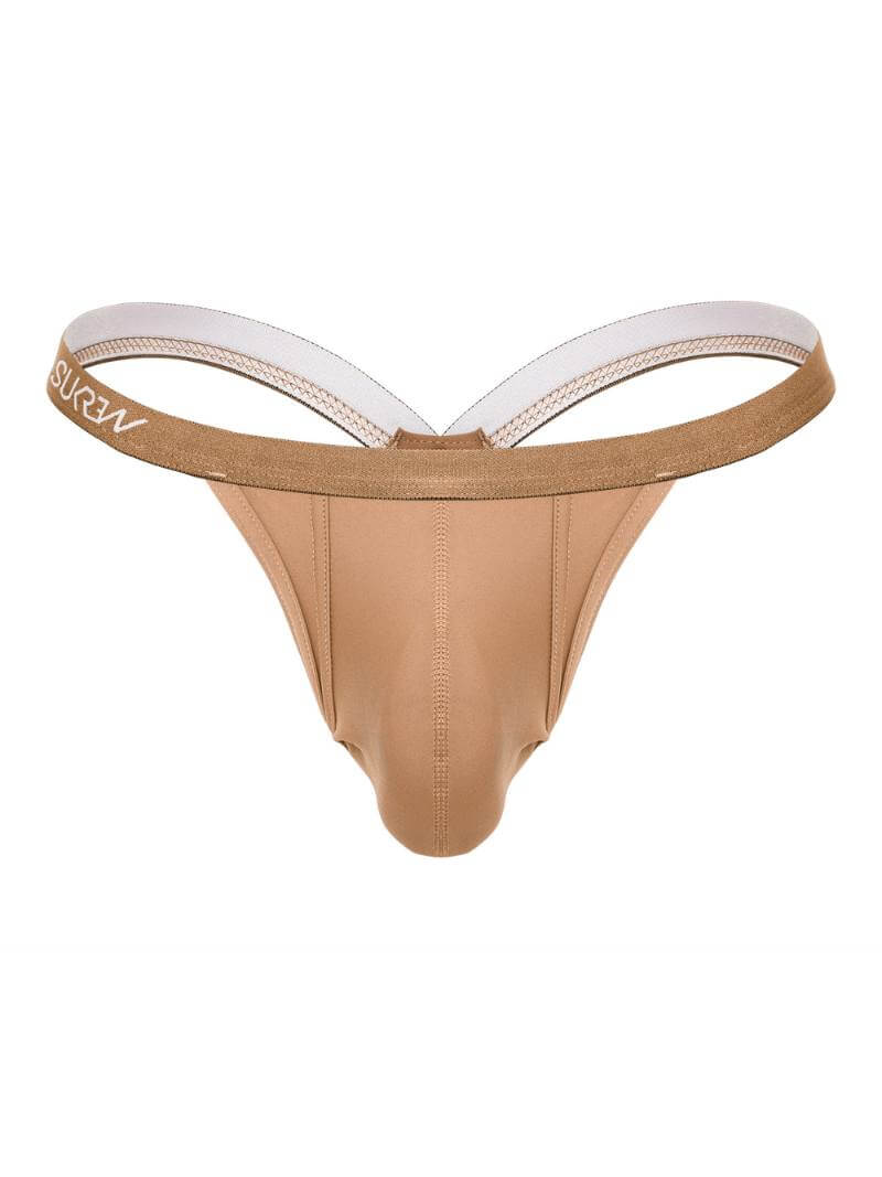 SUKREW Cafe Bubble Thong with Large Pouch – Men's Enhancing Polyamide Thong Underwear - Image 6