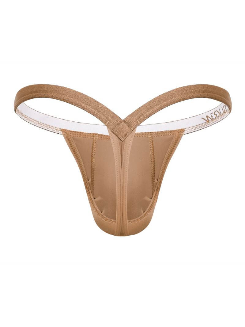 SUKREW Cafe Bubble Thong with Large Pouch – Men's Enhancing Polyamide Thong Underwear - Image 7