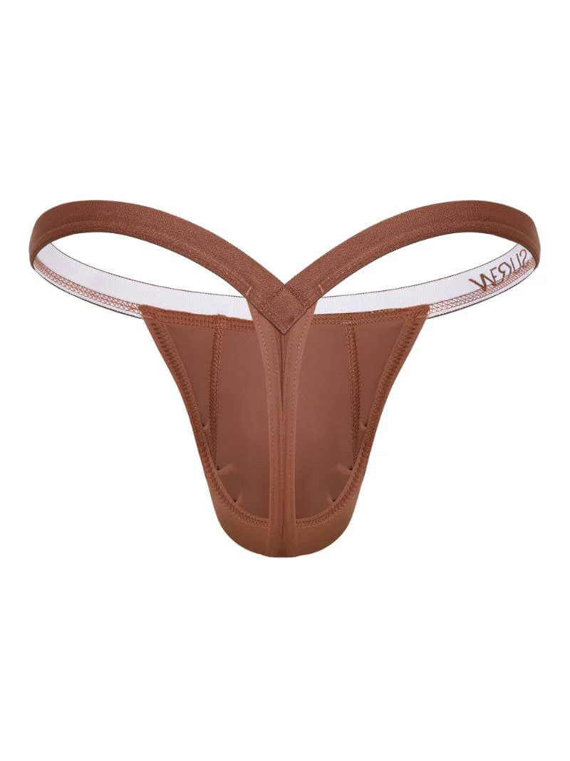 SUKREW Cafe Bubble Thong with Large Pouch – Men's Enhancing Polyamide Thong Underwear - Image 8