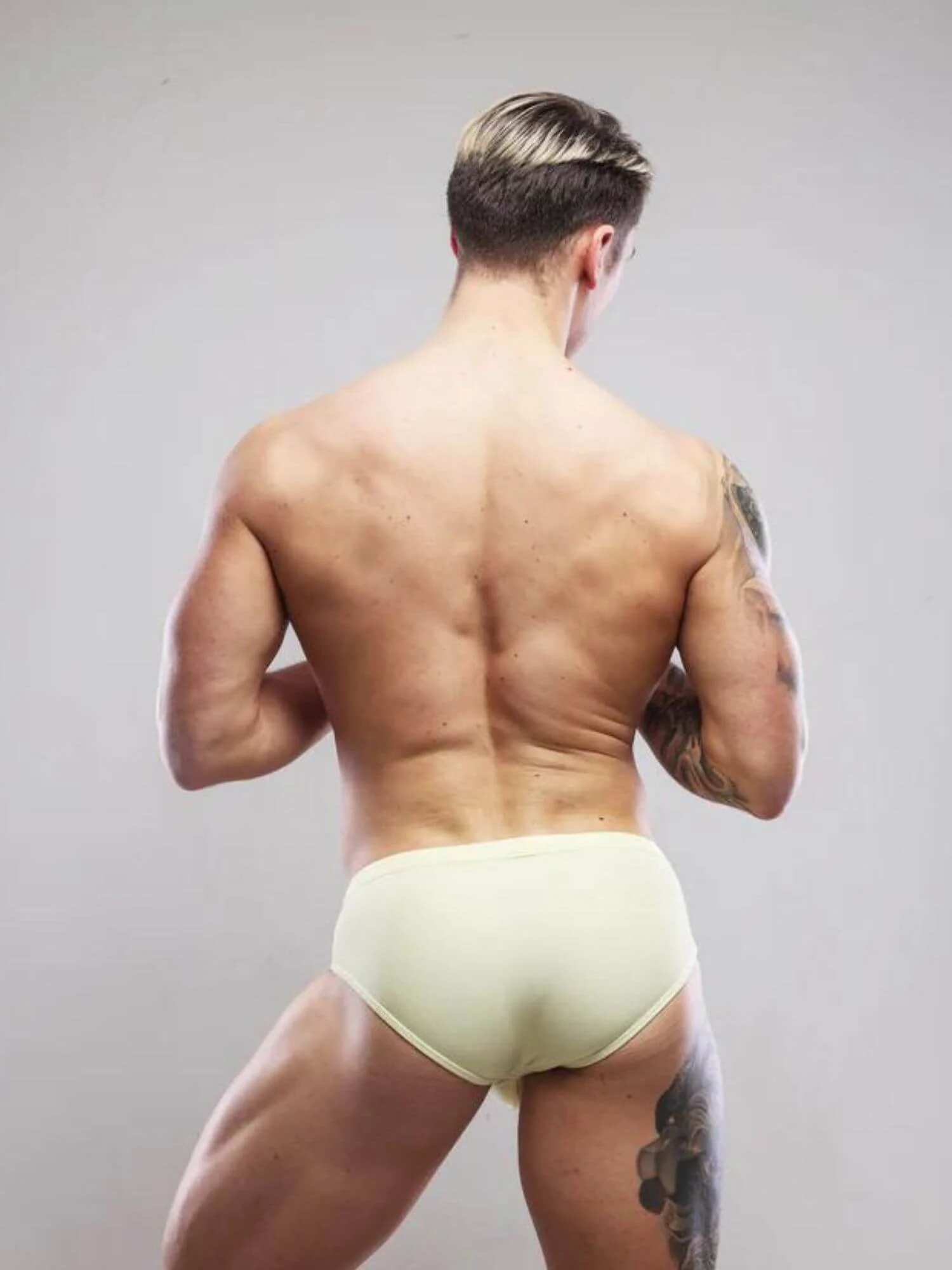 SUKREW Torrent Swimming Brief, Light Yellow - Image 3