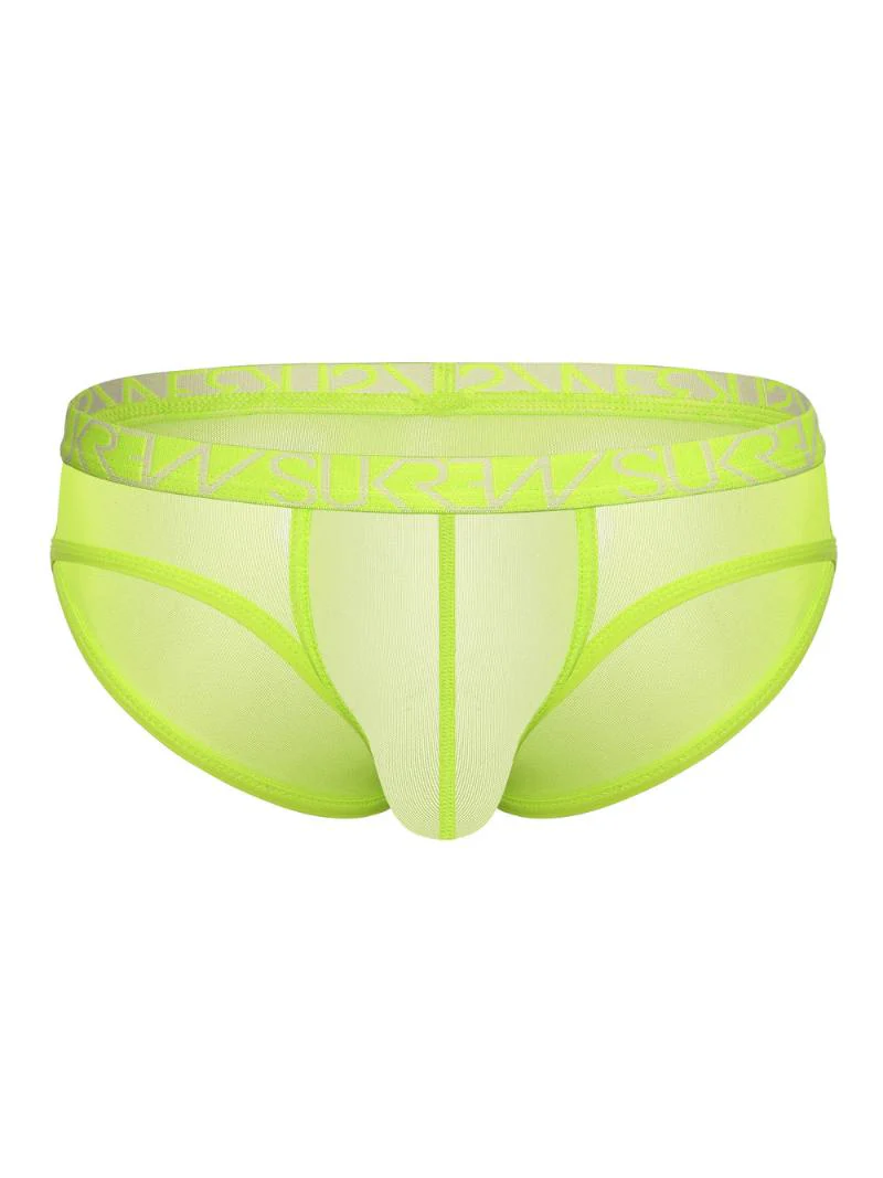 SUKREW Underground Sheer Low-Rise Mesh Brief – Men's Enhancing Pouch Underwear - Image 6
