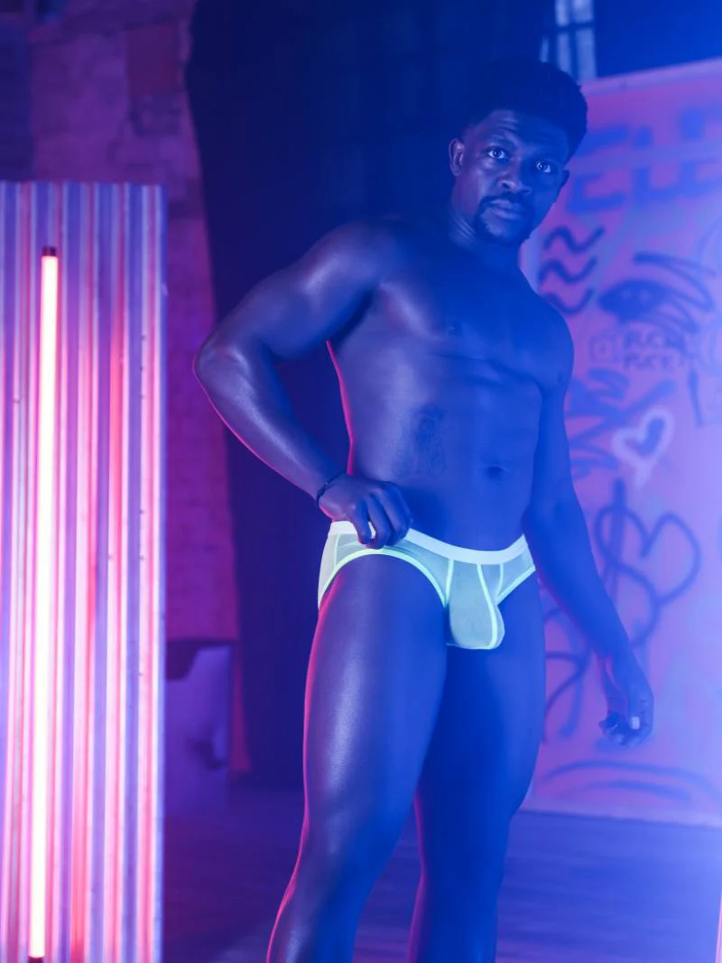 SUKREW Underground Sheer Low-Rise Mesh Brief – Men's Enhancing Pouch Underwear - Image 8