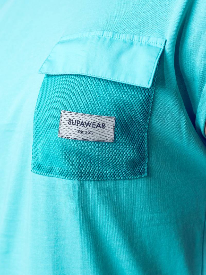 SUPAWEAR Wide-Cut Tank, Turquoise - Image 5