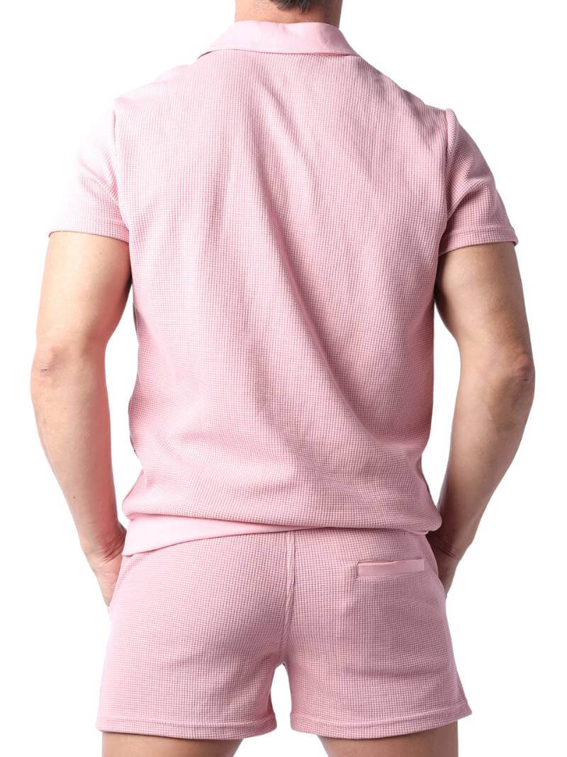 Timoteo Indio Polo Pink Shirt - Image 4