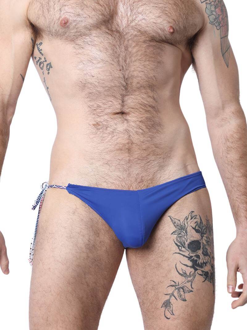 Timoteo Maui Side Tie Swimming Bikini with Reversible Print - Image 2
