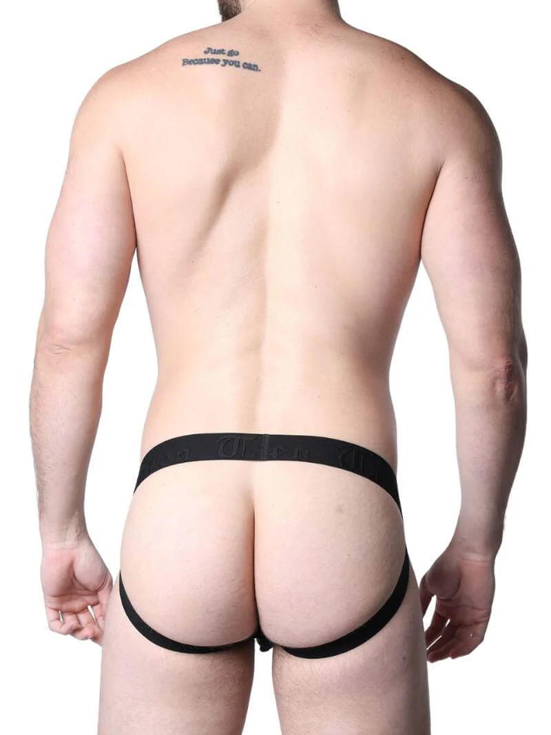 Timoteo Positano Black Floral Lace Jockstrap - Image 5