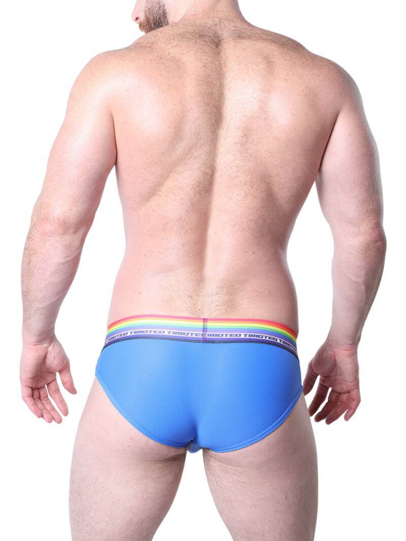 Timoteo Gay Pride Brief with Snap Off Pouch - Image 6