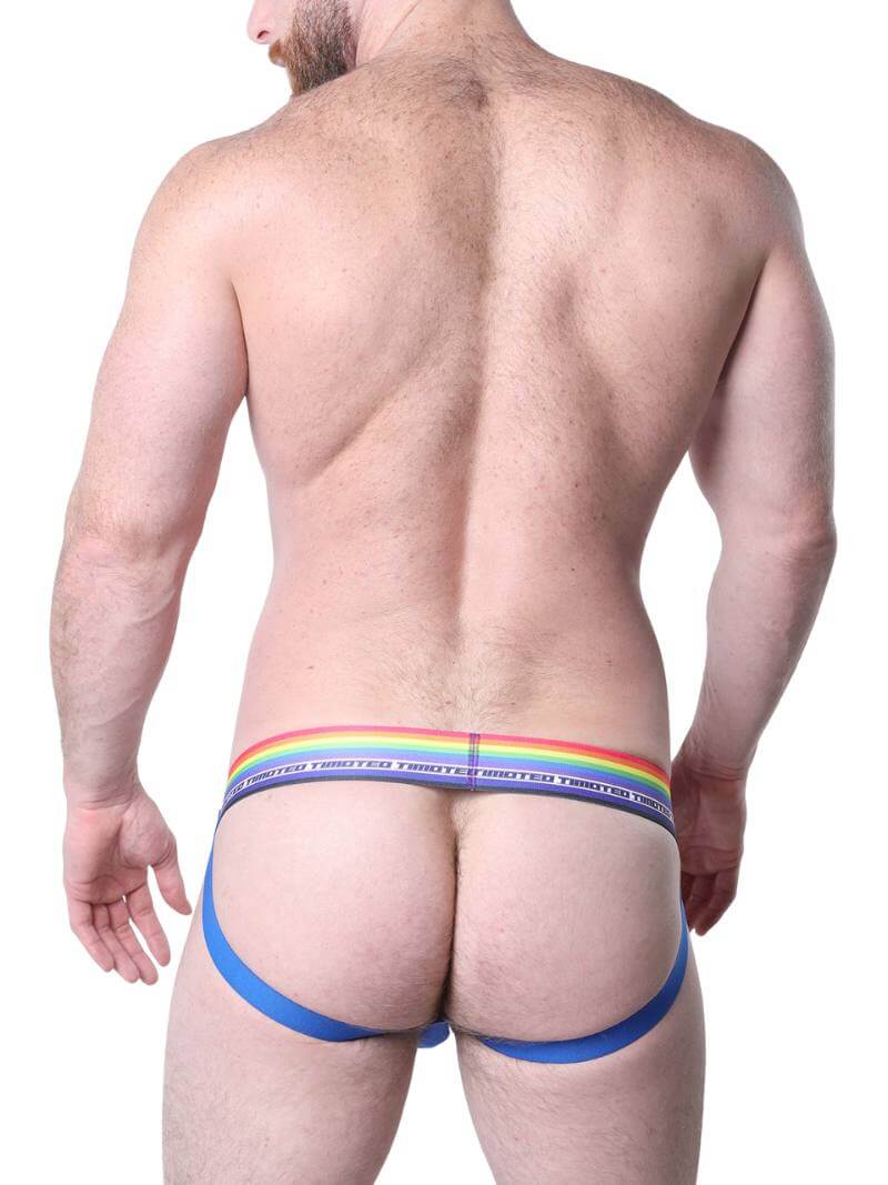 Timoteo Gay Pride Jockstrap with Snap Off Pouch - Image 4