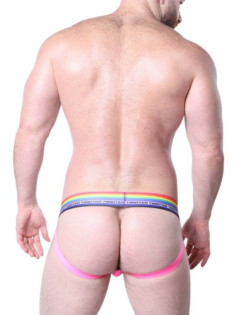 Timoteo Gay Pride Jockstrap with Snap Off Pouch - Image 7