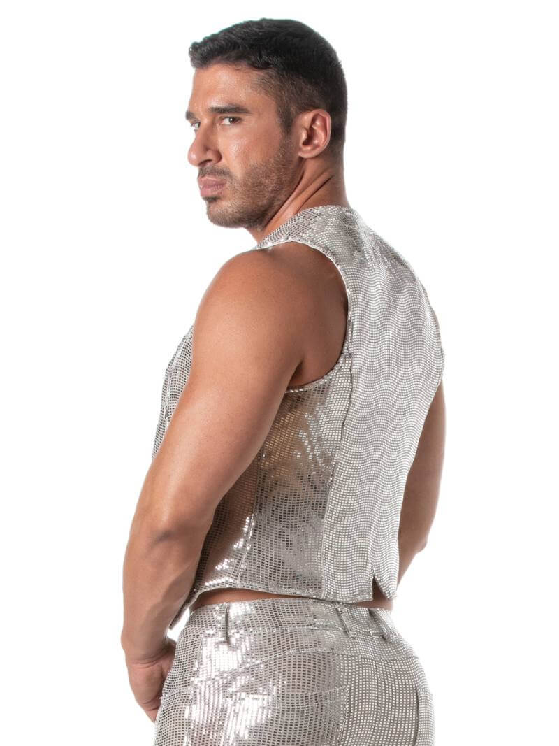 TOF Paris Glitter Chain Vest - Image 4