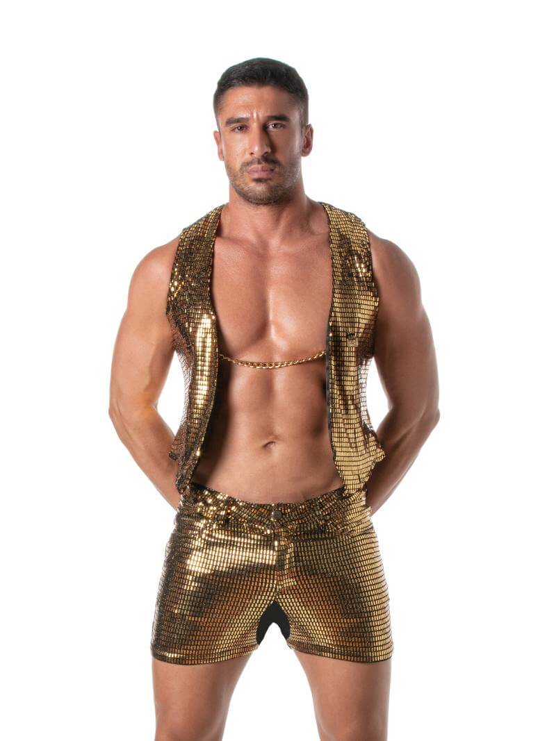 TOF Paris Glitter Chain Vest - Image 9