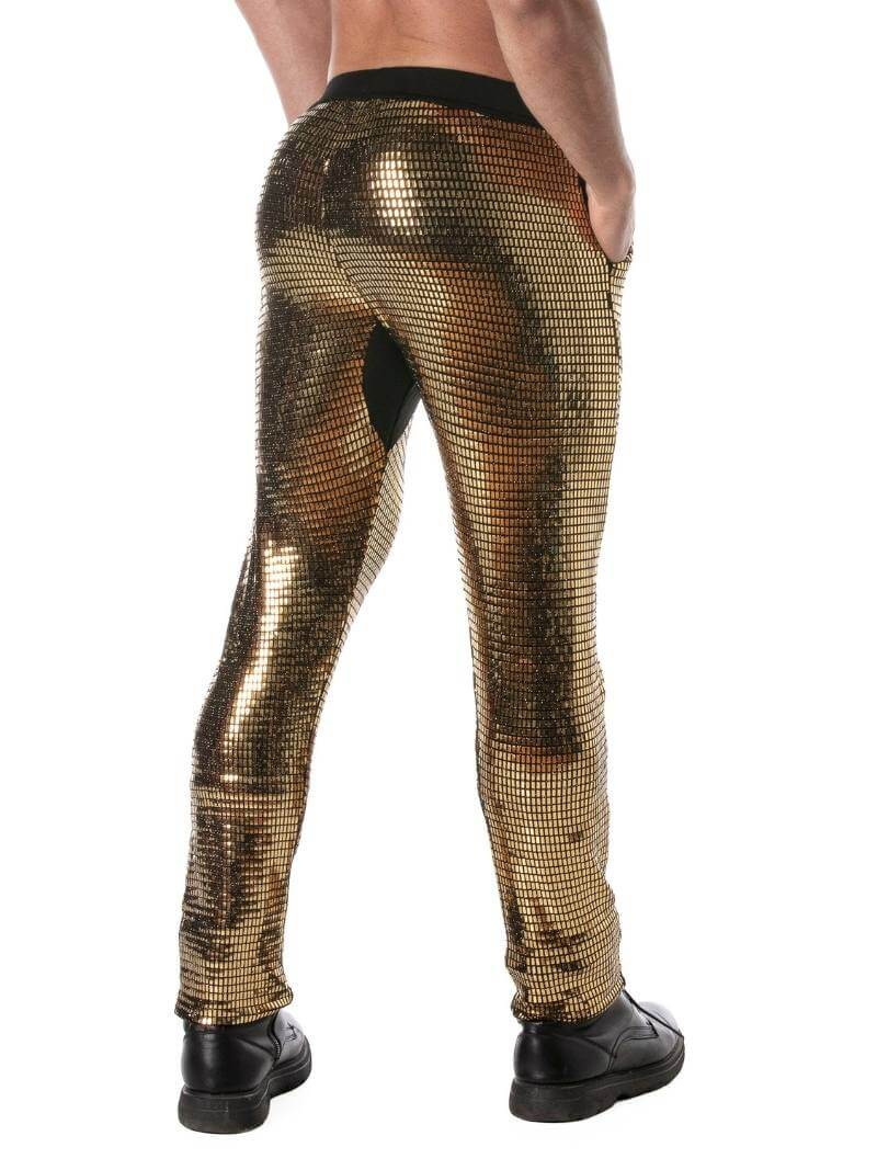 TOF Paris Gold Glitter Pants - Image 3
