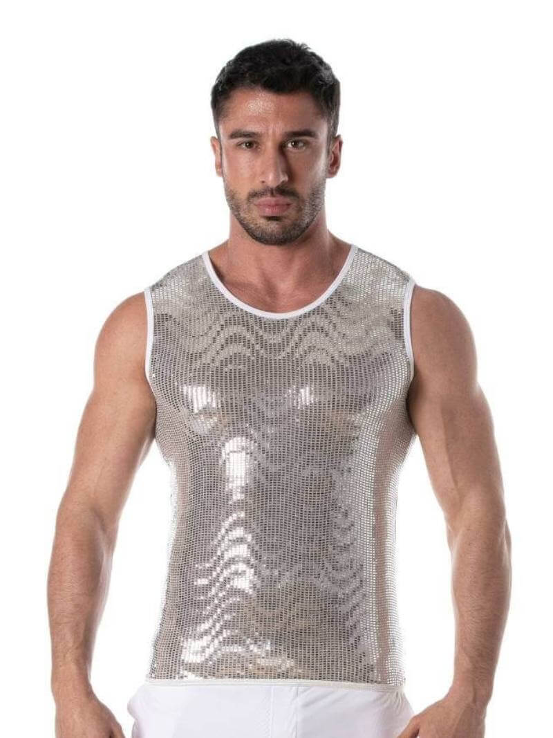 TOF Paris Glitter Tank Top - Image 3