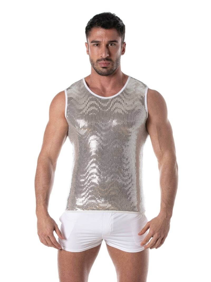 TOF Paris Glitter Tank Top - Image 4