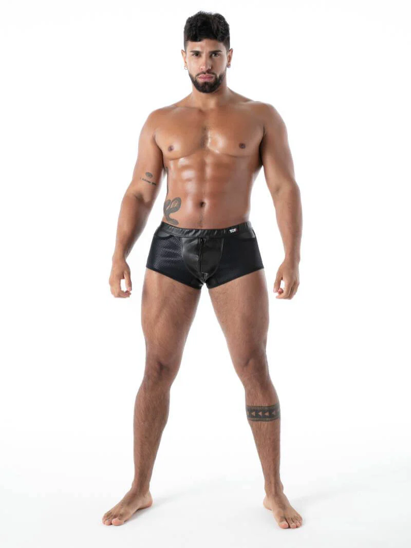 TOF Paris Kinky Full Zip Leather Trunk - Image 13