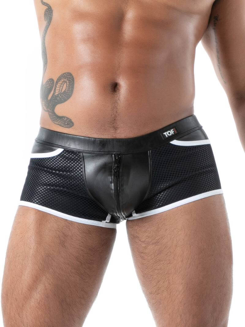TOF Paris Kinky Full Zip Leather Trunk - Image 4