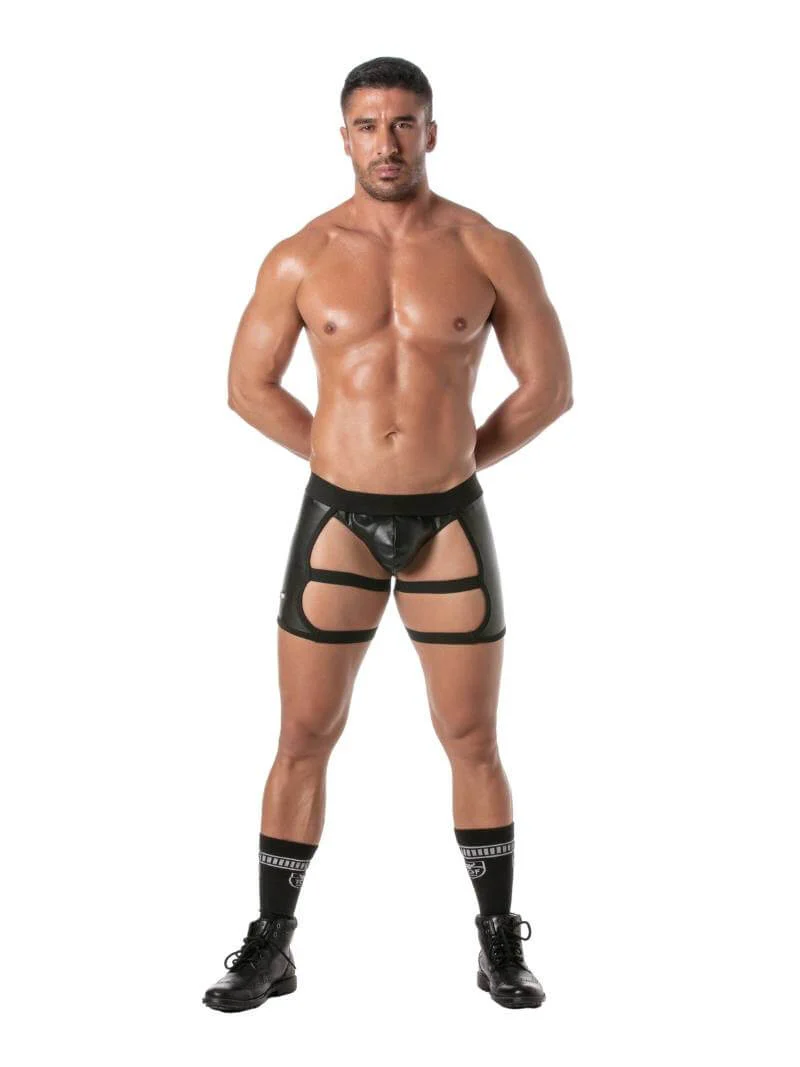 TOF Paris Kinky Leather Look Shorty Chaps - Image 3