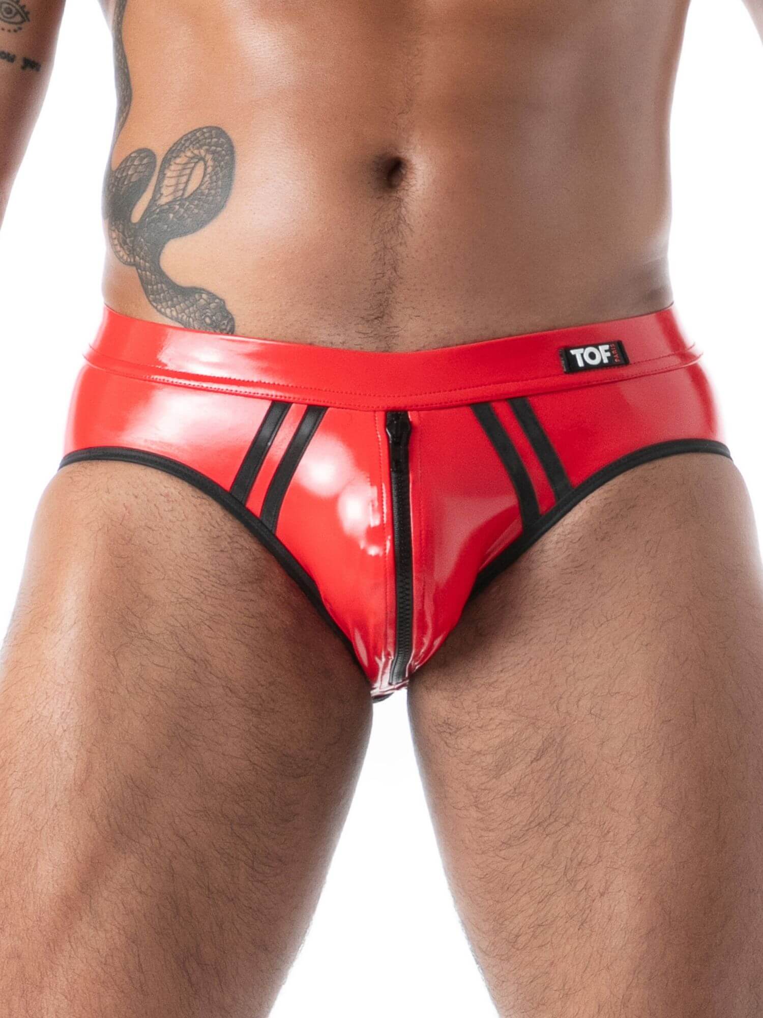 TOF Paris Datex Second Skin Bottomless Brief – High Shine Latex - Image 10