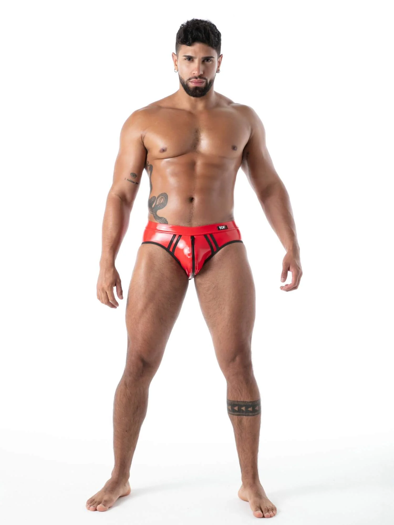 TOF Paris Datex Second Skin Bottomless Brief – High Shine Latex - Image 11