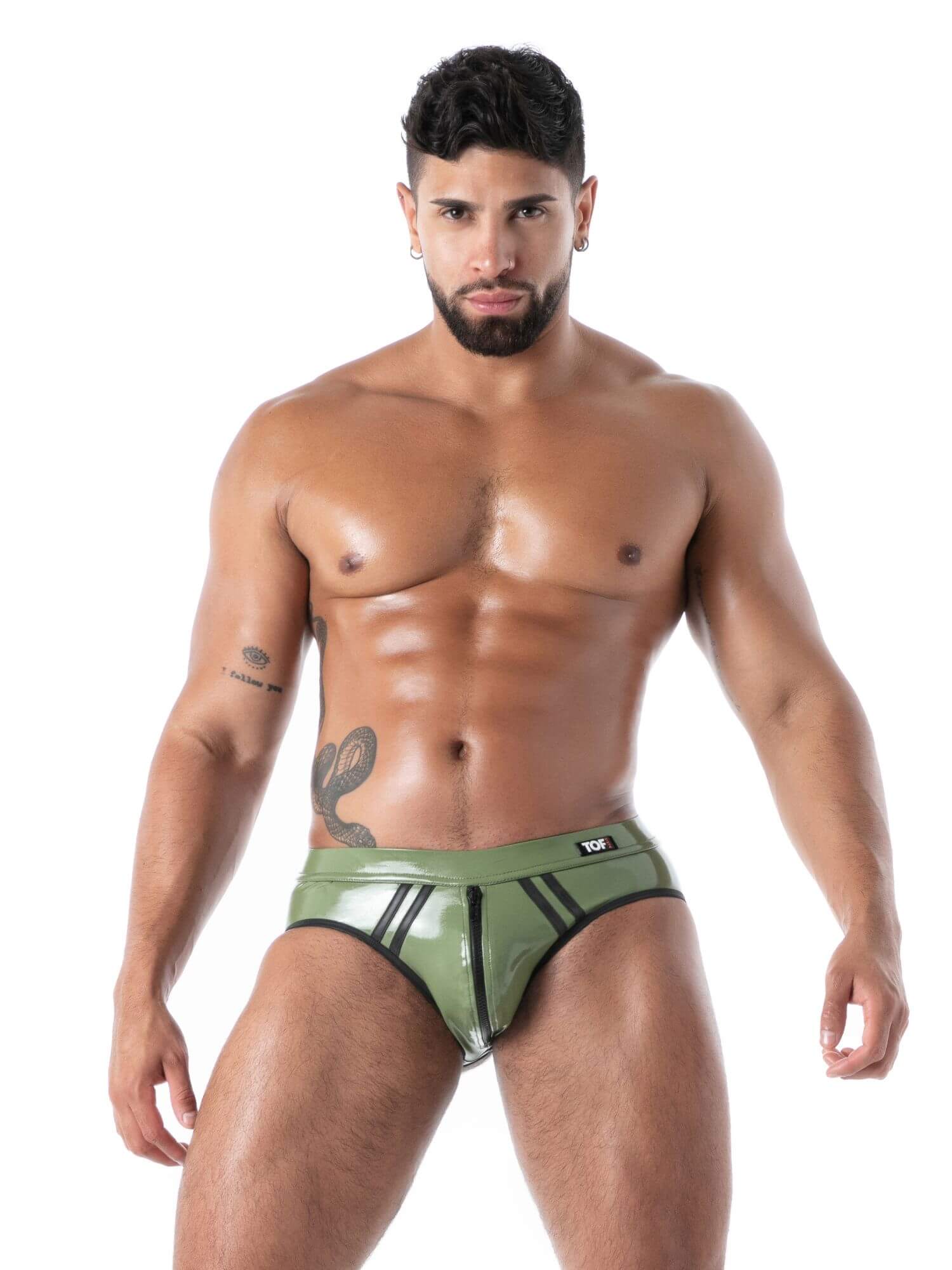 TOF Paris Datex Second Skin Bottomless Brief – High Shine Latex - Image 12