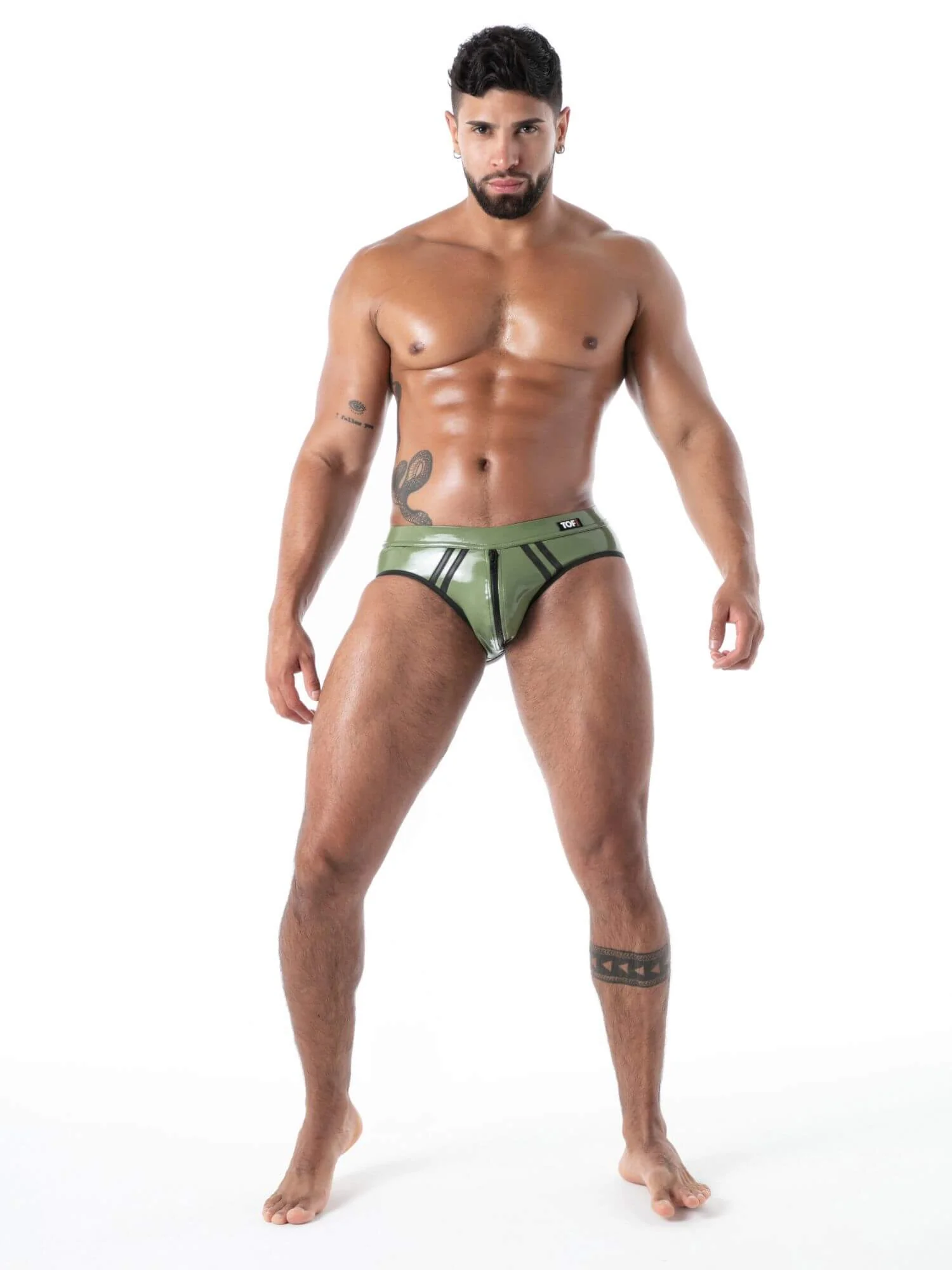 TOF Paris Datex Second Skin Bottomless Brief – High Shine Latex - Image 15