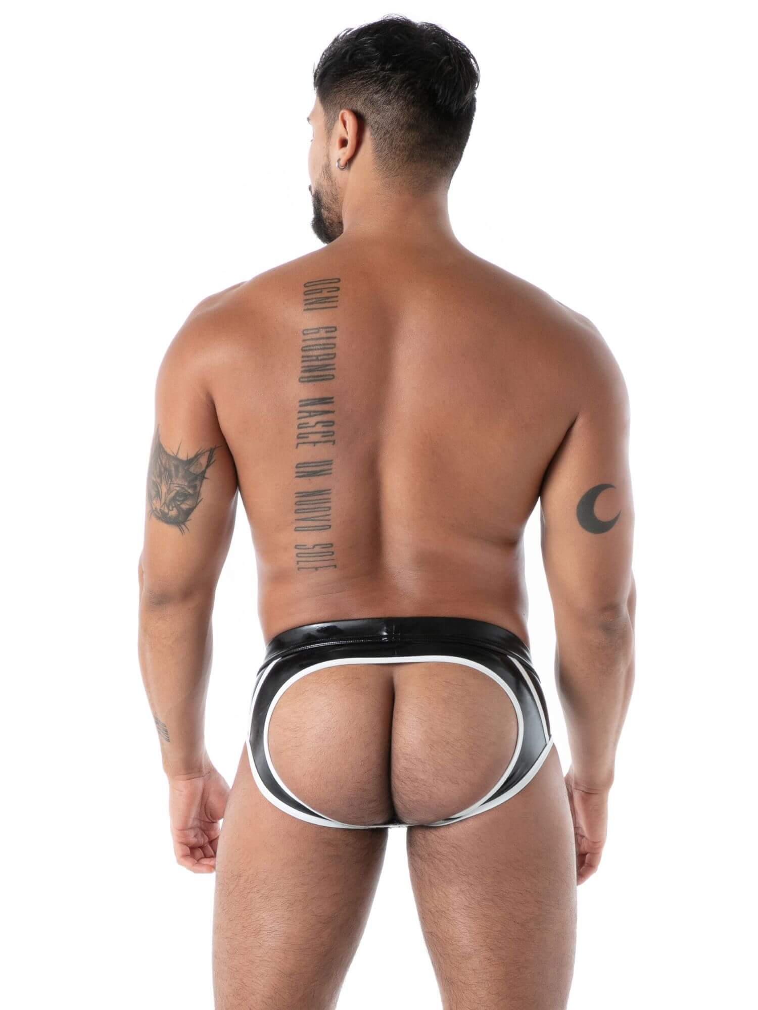 TOF Paris Datex Second Skin Bottomless Brief – High Shine Latex - Image 4