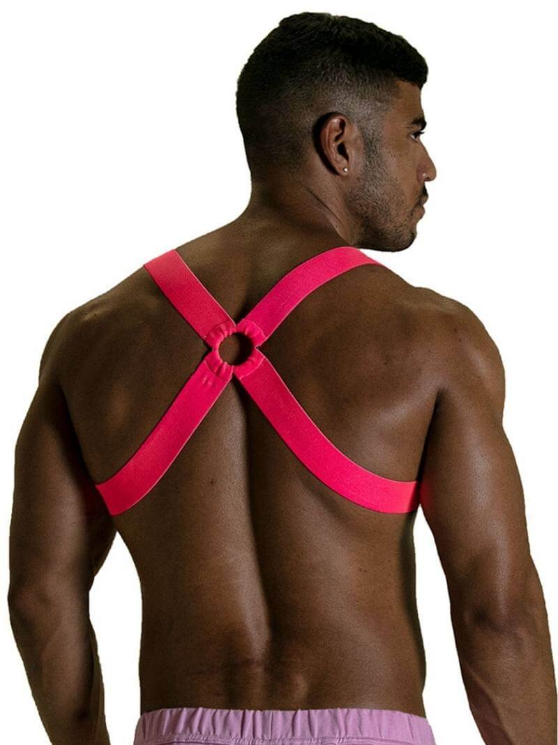TOF Paris Neon Glowing Elasticated Harness Clubwear Accessory - Image 2