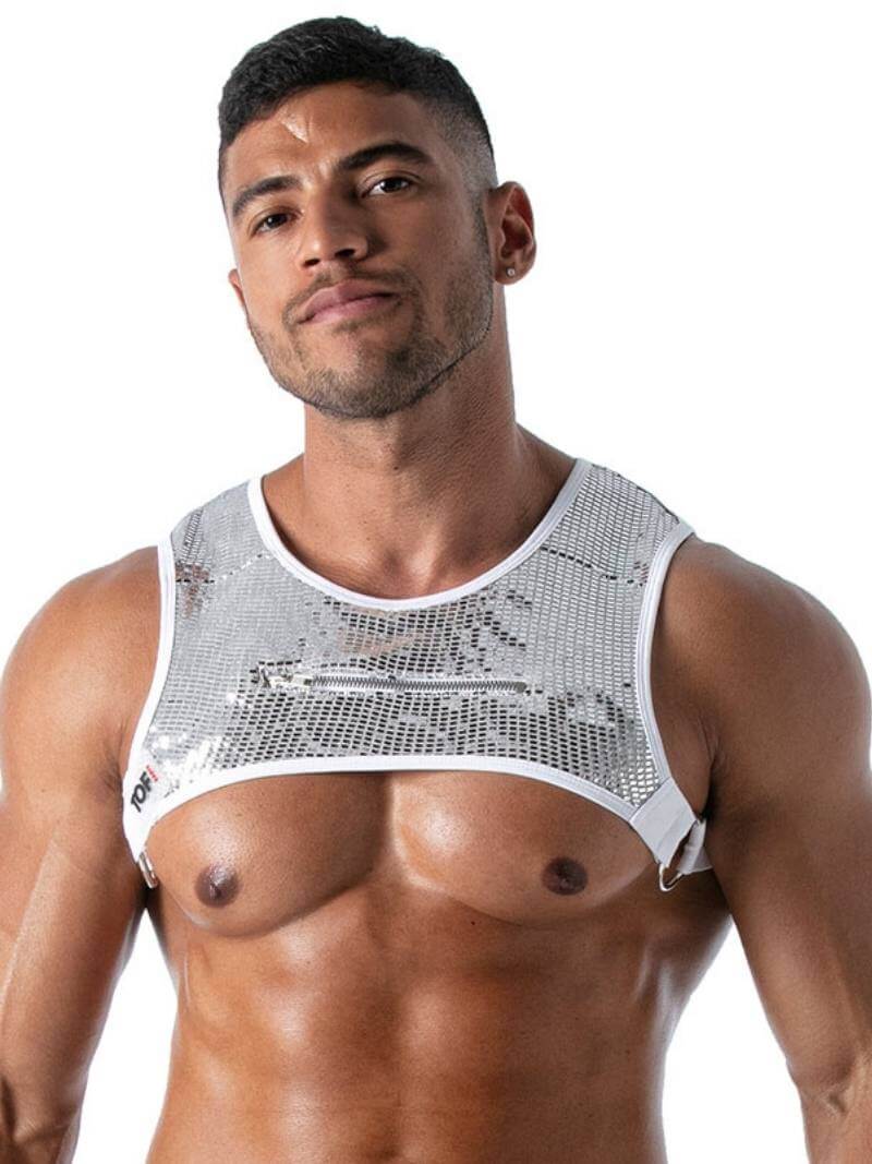 TOF Paris Glitter Pocket Chest Harness - Image 3