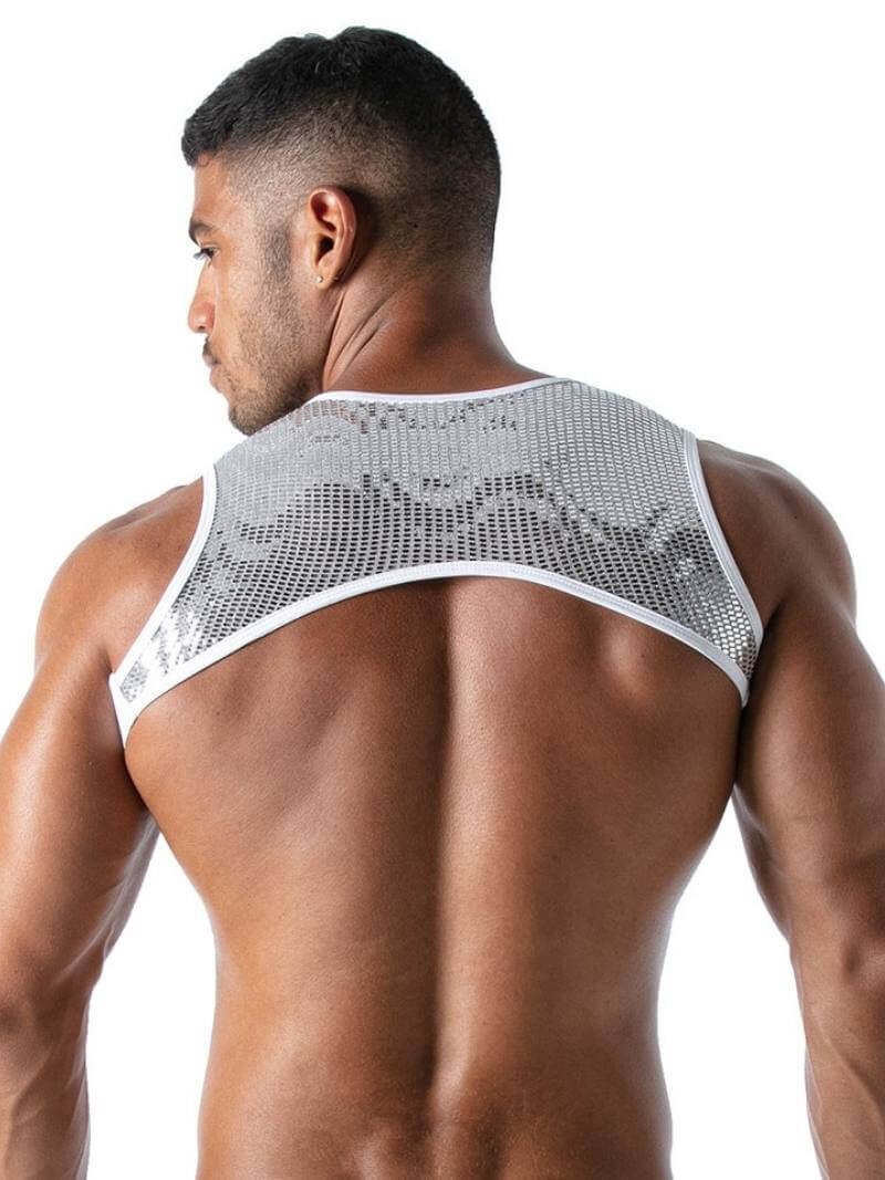 TOF Paris Glitter Pocket Chest Harness - Image 5