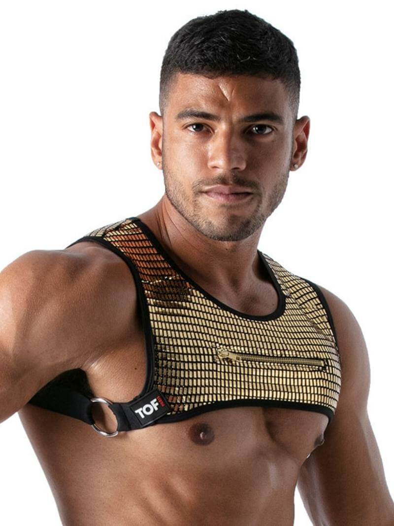 TOF Paris Glitter Pocket Chest Harness - Image 6